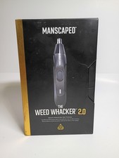 MANSCAPED Weed Whacker 2.0 Electric Skinsafe Nose Ear Hair Trimmer - NEW