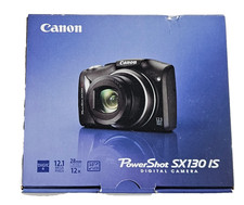 🔥🔥 Canon PowerShot SX130 IS 12,1 megapixel fotocamera digitale - nero nuovo con scatola 🔥🔥
