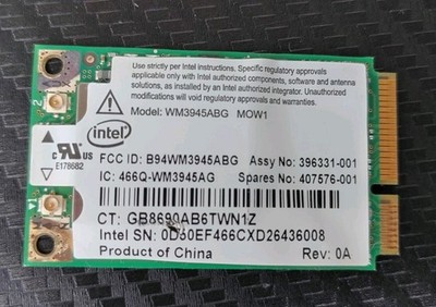 Intel PRO Wireless 3945ABG WiFi Card WM3945ABG Mini PCI-E Laptop Adapter