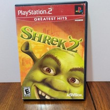 Shrek 2 (Sony PlayStation 2, 2004) PS2 Greatest Hits Complete CIB Tested Works