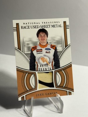 2024 Panini National Treasures Race Used Sheet Metal /99 Jake Garcia Rookie RC