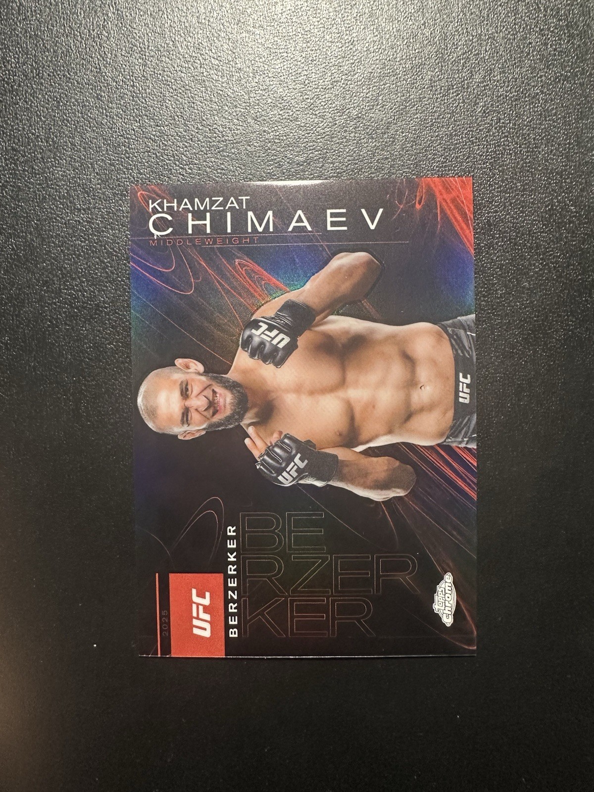 Khamzat Chimaev - 2025 Topps Chrome UFC Berzerker Insert SSP #BZK-3 Case Hit