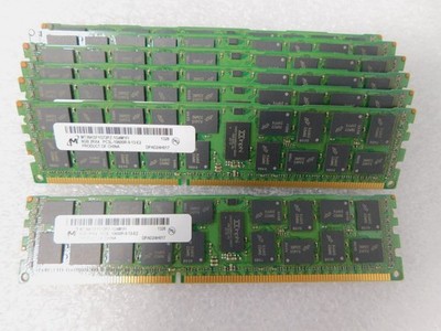 7x Micron 8GB 2Rx4 PC3L-10600R-9-11-E2 ECC REG Server RAM MT36KSF1G72PZ-1G4M1FI