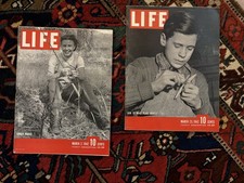PAIR OF 2 ANTIQUE PRE-WAR MARCH 1942 ISSUES OF LIFE MAGAZINE Ginger Rogers NICE!