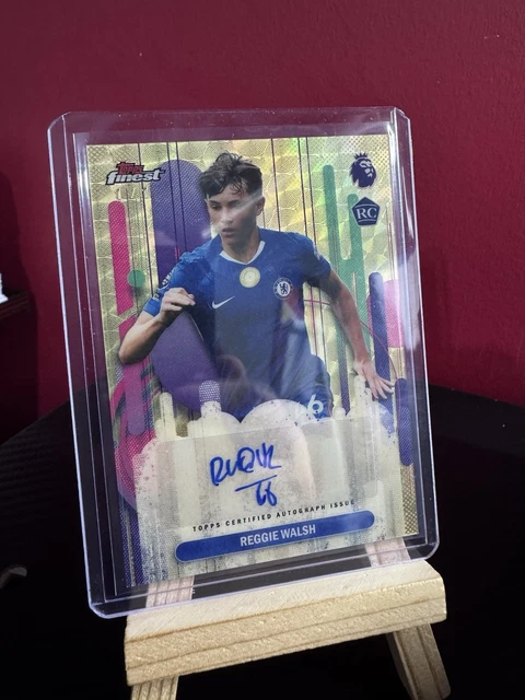 Reggie Walsh 1/1 Auto Chelsea Superfractor Topps Finest Rookie Card Premier