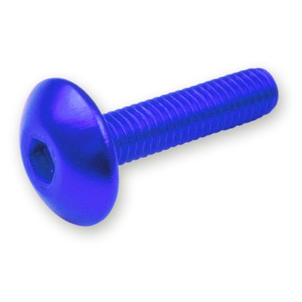 Kit Of 6 Allen Screws M6X30 Blue V Parts For Motorcycle Spare Parts