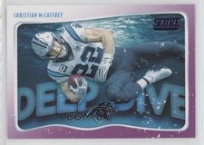 2020 Score Deep Dive Purple Christian McCaffrey #DD-CM 9o3