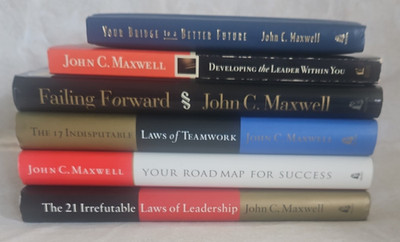 John C. Maxwell Book Lot; Better Future, Failing Forward, Road Map to Success +