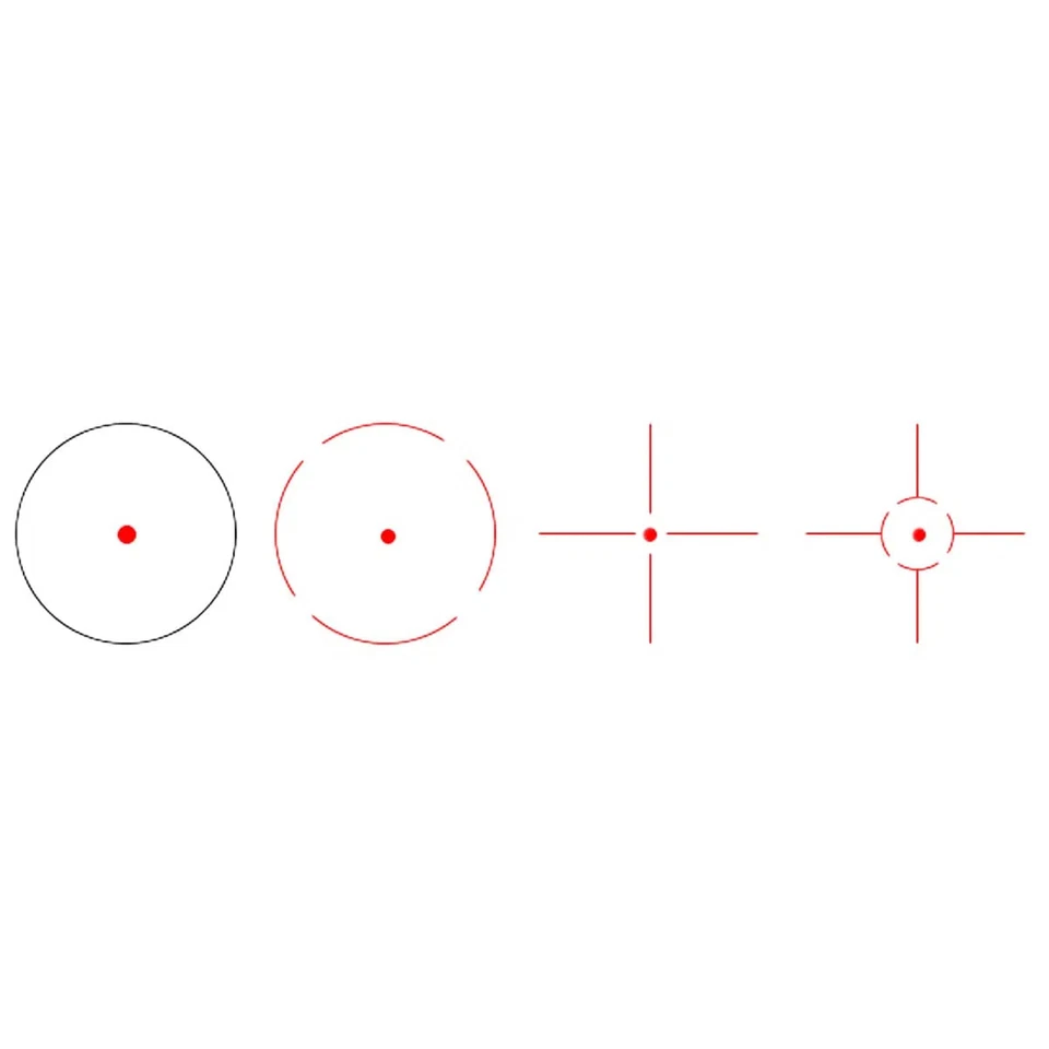 Vector Z1 1x23x34 Air Rifle 9-11mm Dovetail Red Green Dot Sight Multi-Reticle - Image 3 of 4