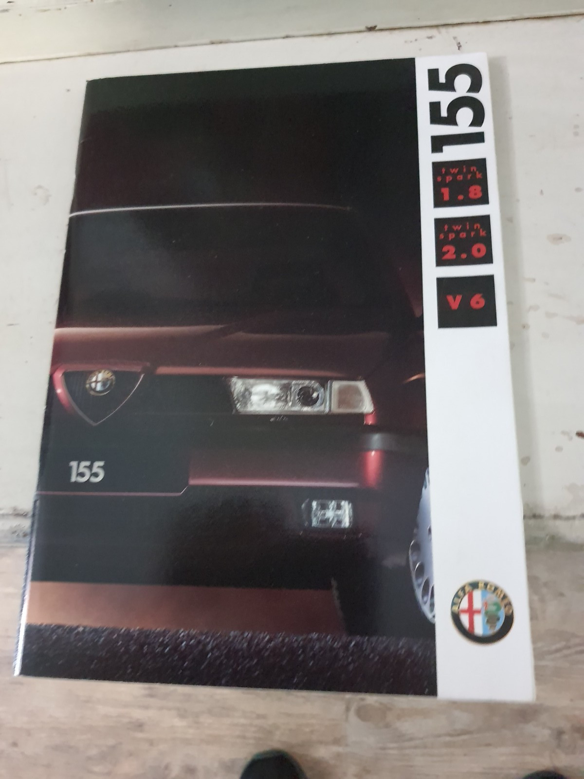 Alfa Romeo 155 V6 -2.0 TS -1.8 TS  Depliant Brochure catalogo prospekt Originale