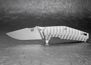 Genesis Titanium EDC Frame Lock Flipper Knife
