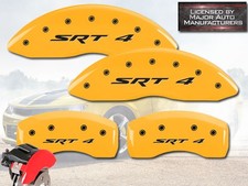 2003-2005 Dodge Neon Srt 4 Front Rear Yellow Mgp Brake Disc Caliper Covers