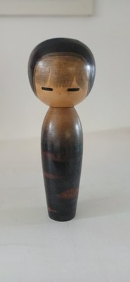 Watanabe Masao Kirschblütenkind Vintage Kokeshi Puppe 30 cm groß