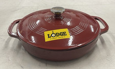 NIB Lodge Enameled Cast Iron Round Casserole ...