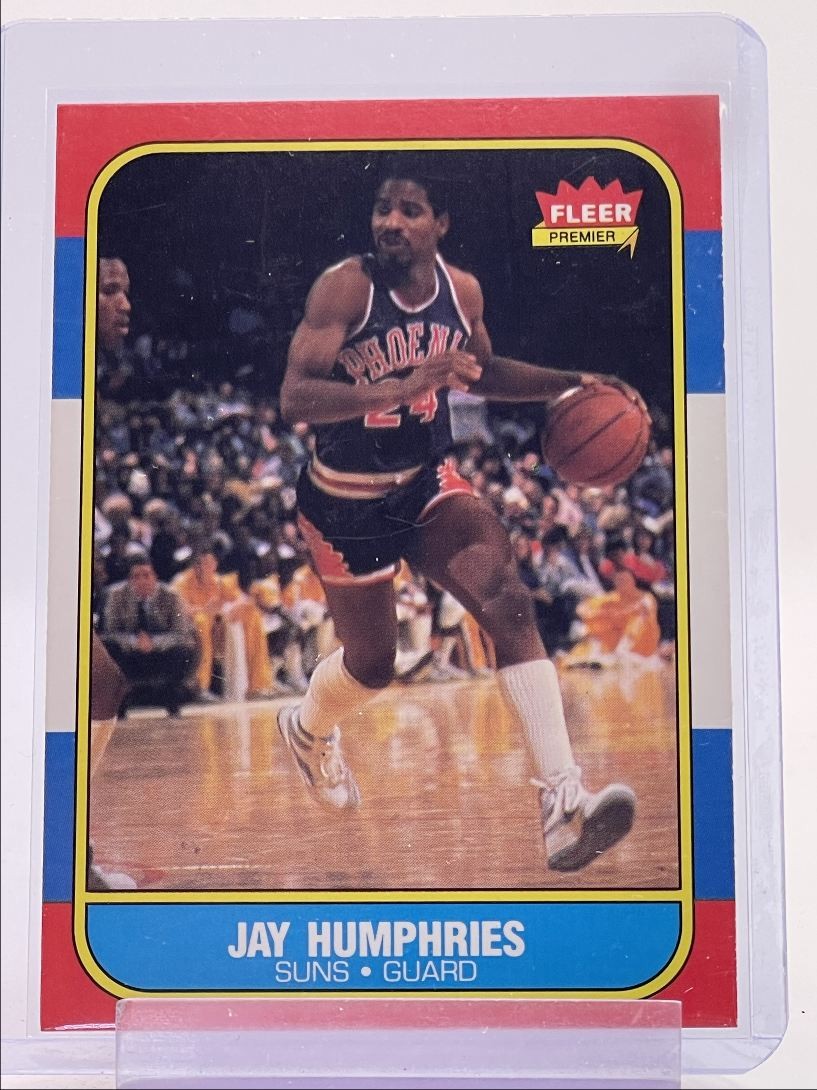 JAY HUMPHRIES 1986-87 FLEER PREMIER BASKETBALL SUNS #49 Q6233