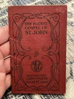 WW1 WWI Military British English Solider's Pocket Gospel of St. John PT League