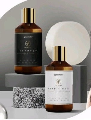 Nanosilver & Green Caviar Shampoo 300ml und Spülung 300ml, von Raypath