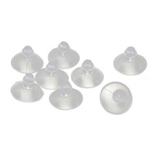 Uxcell Rubber Home Desk Glass Transparent Anti-collision Suction Cups