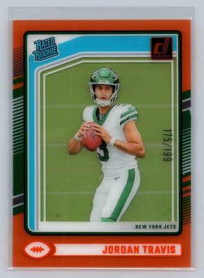 2024 Clearly Donruss Jordan Travis Orange #175/199 Rookie #95