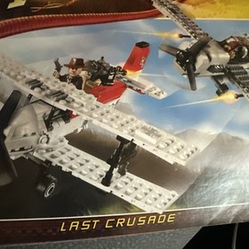 Manual Only Lego 7198 Indiana Jones Last Crusade FIGHTER PLANE U10