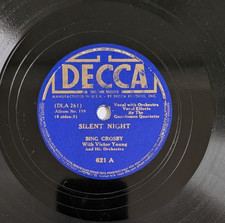 Bing Crosby Silent Night / Adeste Fideles Decca 78 RPM