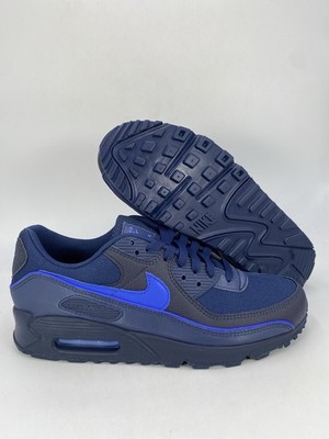 Nike Air Max 90 PRM Midnight Navy Racer Blue (HV4517 400) Men's Size 9.5