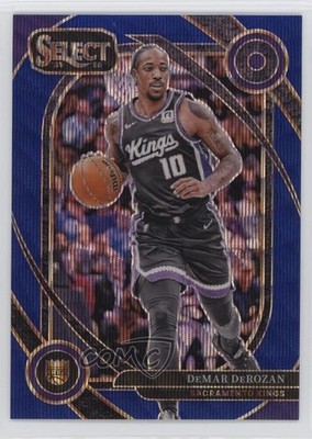 2024-25 Panini Select Courtside Blue Wave Prizm 11/75 DeMar DeRozan #252 15tx