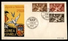 Mayfairstamps Spanish Guinea FDC 1958 Dove Coat Arms Help Valencia First Day Cov
