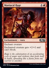 x1 Maniacal Rage - Core Set 2020 (M20) - NM - MTG