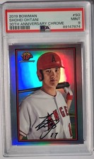 Shohei Ohtani 2019 Bowman 30th Anniversary Chrome B30-SO PSA 9 Angels Dodgers