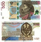 2017 Poland 500 Zlotych Banknote UNC  P190b