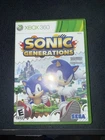 Sonic Generations (Microsoft Xbox 360, 2011) Complete W Manual Tested