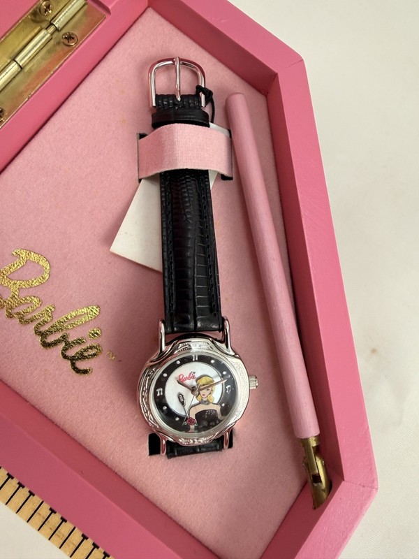 BARBIE COLLECTOR'S WATCH 'Solo in the Spotlight' Fossil 1995 Brand New MIB