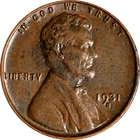 1931-S Lincoln Cent
