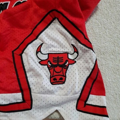 Just Don X Mitchell And Ness Chicago Bulls Red Basketball Shorts