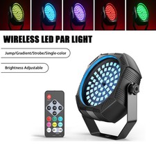 Rechargeable Par Lights 90W RGB Battery Wireless 60LED DJ Uplights w/Remote