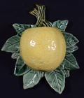 Vintage 1953 McCoy Pottery Orange Wall Pocket Planter Fruit
