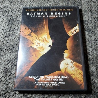 Batman Begins DVD 2005 Widescreen Christian Bale Christopher Nolan Action