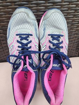 ASICS GT-2000 Womens 9.5 Midgrey Pink Glow Running Walking Shoes Free Shipping 
