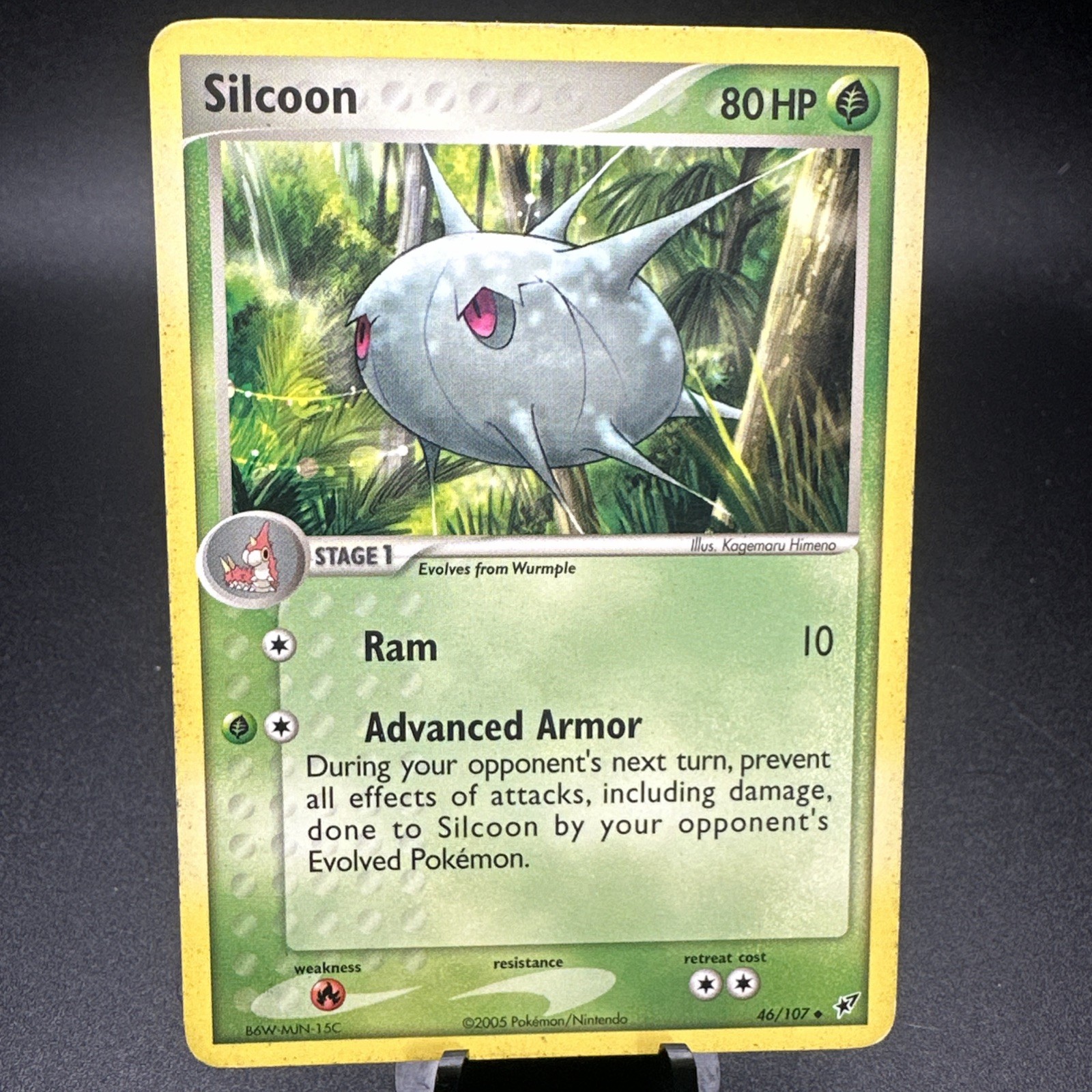 Pokémon Silcoon 46/107 DX EX Deoxys