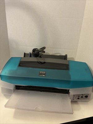Epson Stylus Color 740i Printer - Translucent Blue- Tested/Works
