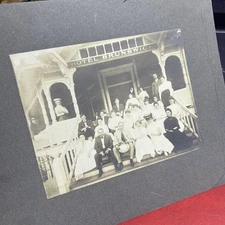 Hotel Brunswick, Asbury Park, NJ Vintage 1900's Photograph 12x10