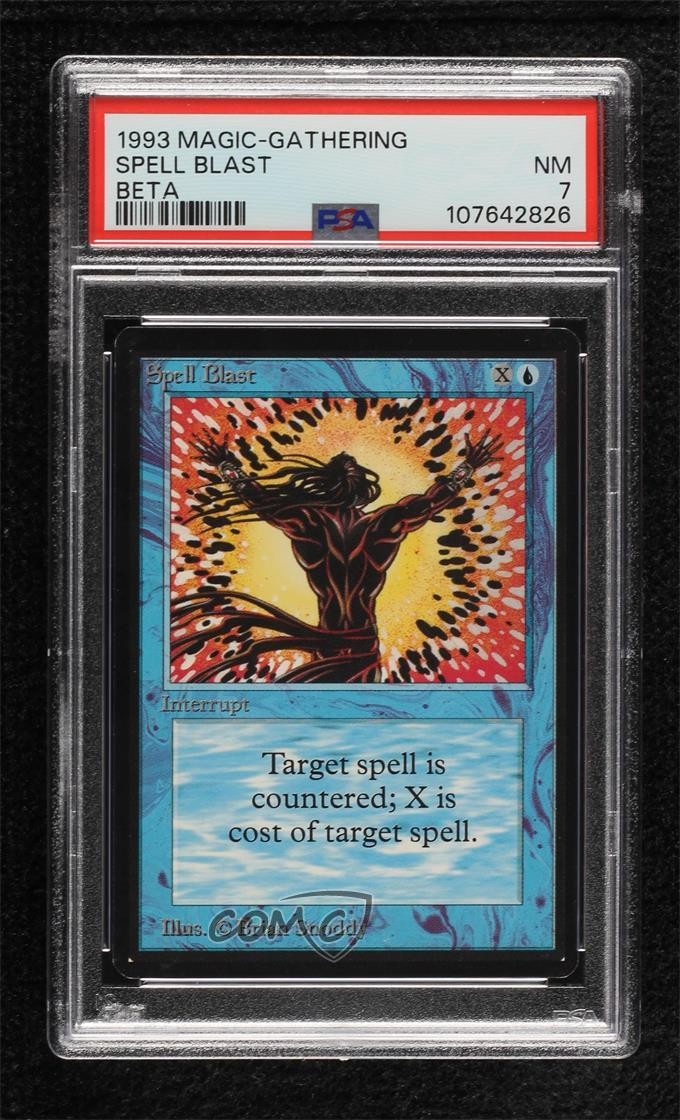 Spell Blast Magic: Limited Edition Beta PSA 7 1993