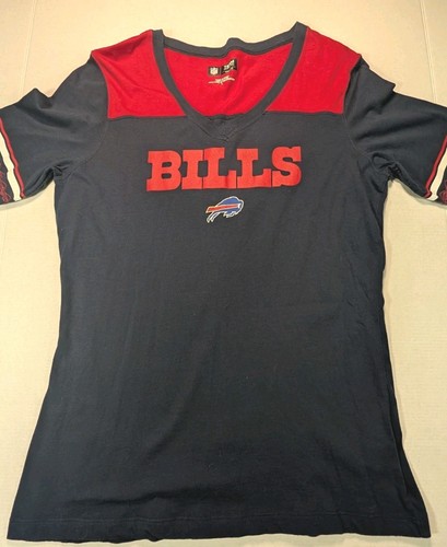 Buffalo Bills NFL Team Apparel Women's Baby Doll Shirt Large