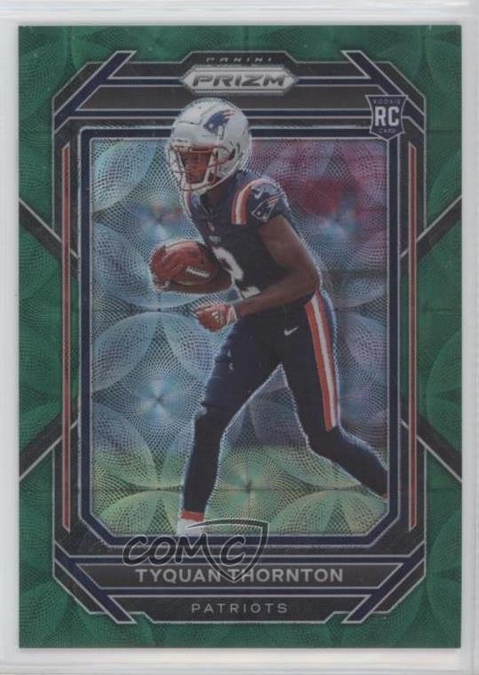 2022 Panini Prizm Rookies Green Scope /75 Tyquan Thornton #328 Rookie RC 5u3