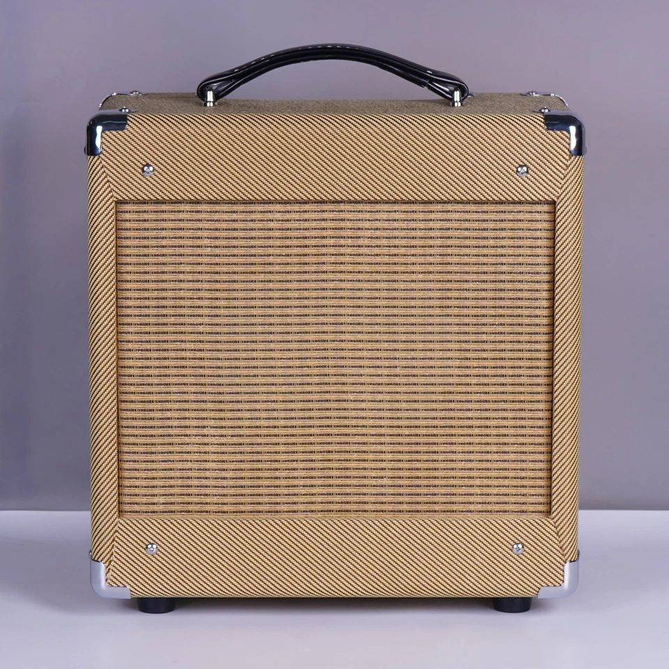 Gabinete de 1 pieza para amplificador de tubo de guitarra 5F1 Tweed Champ hágalo usted mismo 1x8 pulgadas EE. UU. Foto 3 de 4