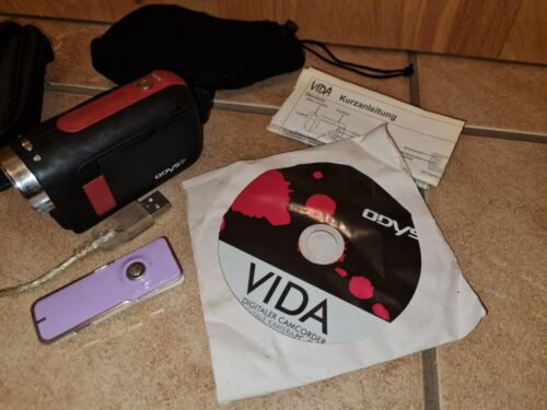 Odys Vida Digitaler Camcorder Kamera PC-Cam USB CD Headset Fernbedienung - Bild 3 von 7