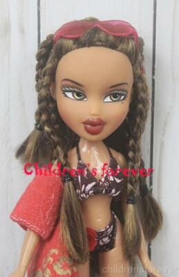 未開封コレクション 水着 Yasmin ヤスミン SunkissedSummer Bratz Sun Kissed Summer Yasmin Doll W Bikini Surf Board