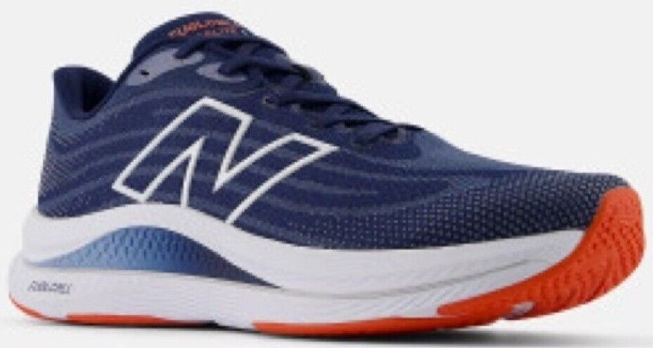 New Balance FuelCell Walker Elite Navy Neo Flame for Sale  display picture 3