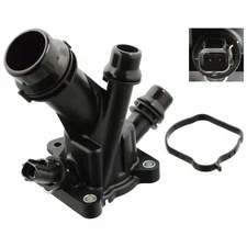 Thermostat Inc Housing Seal & Temperature Switch Fits Volvo C30 C70 Febi 104762